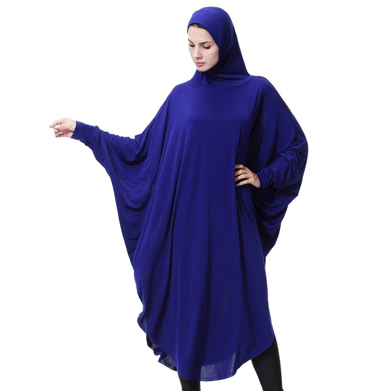 Micro Fiber Long Prayer Jilbab With Sleeves For Muslim Women