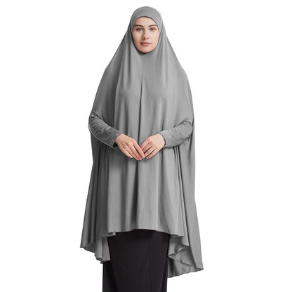 10 Color Options Muslim Women Modal Sleeved Jilbab