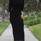 Muslim Long Sleeve Abaya Inner Slip Wear Dress