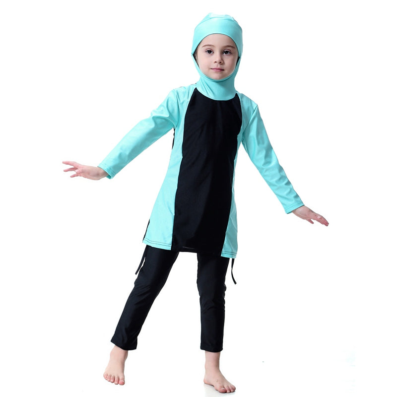 Muslim Child Burkinis Girl Swimwear Swimsuit