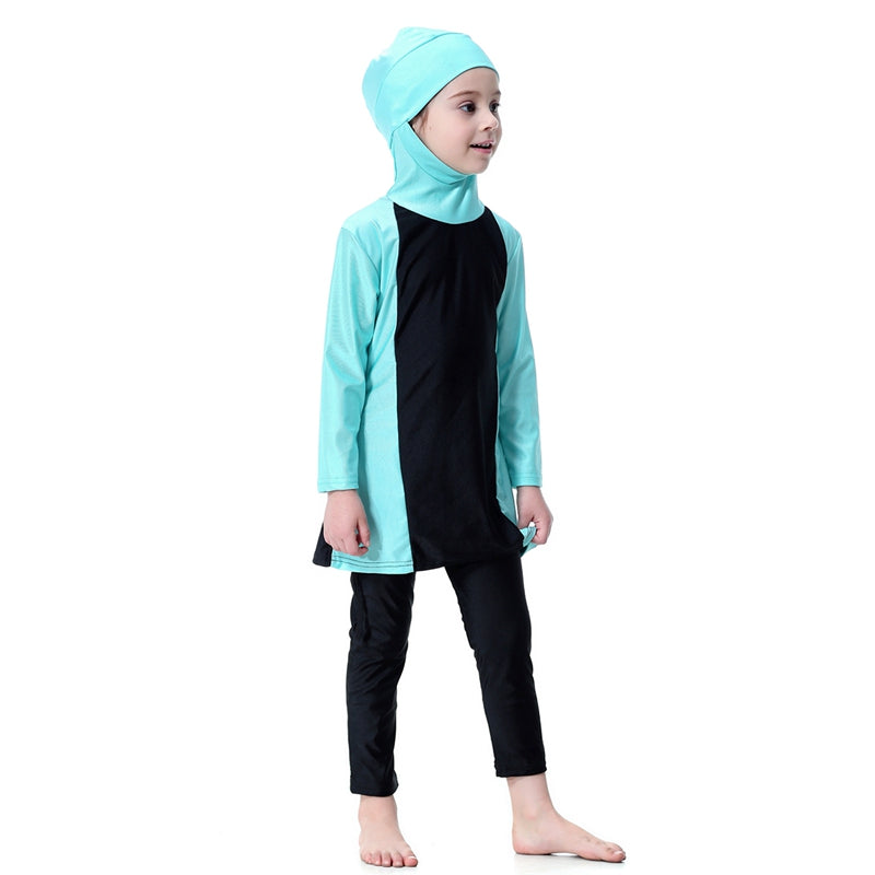 Muslim Child Burkinis Girl Swimwear Swimsuit