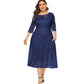 Mother Of The Groom/Bride Plus Size Wedding Formal Dress With Pockets