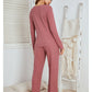 Winter Fall Women Loungewear Sleepwear Set